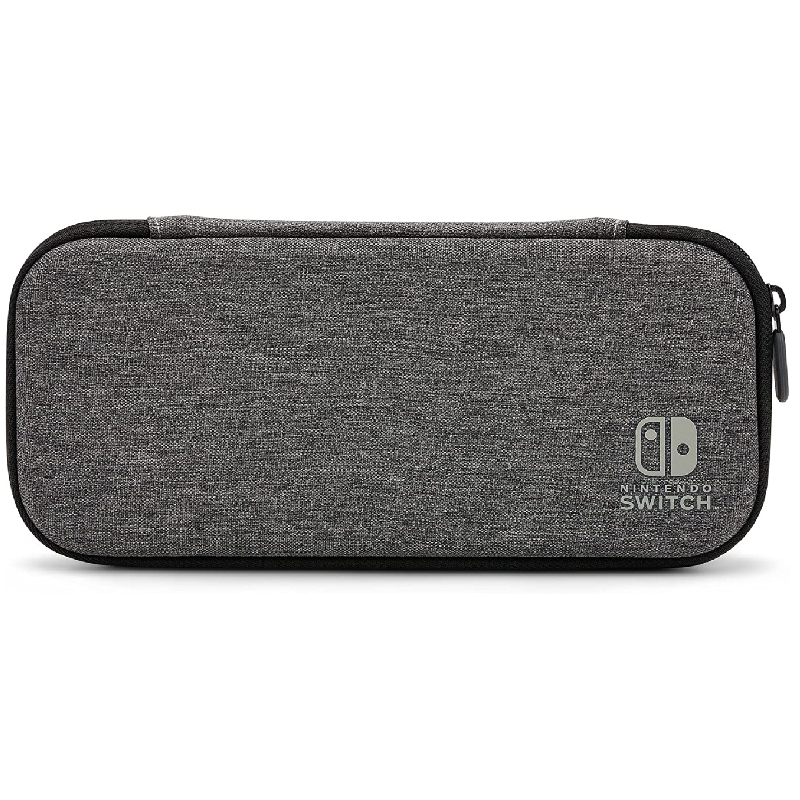 PowerA Slim Case for Nintendo Switch - OLED Model, Nintendo Switch or Nintendo Switch Lite – Charcoal